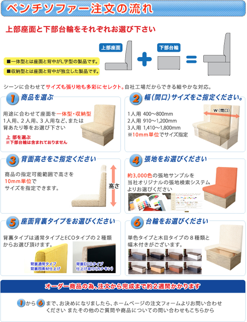 業務用ソファベンチシートどんと来いドットコム